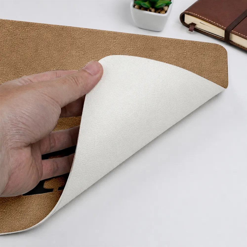 Dad - Children,Gift For Husband,Gift For Uncle,Gift For Grandpa,Gift For Father,Grandpa - Grandkids,Non-Eng,Special Font,Confident - Dad Papa We Love You - Personalized Leather Desk Mat