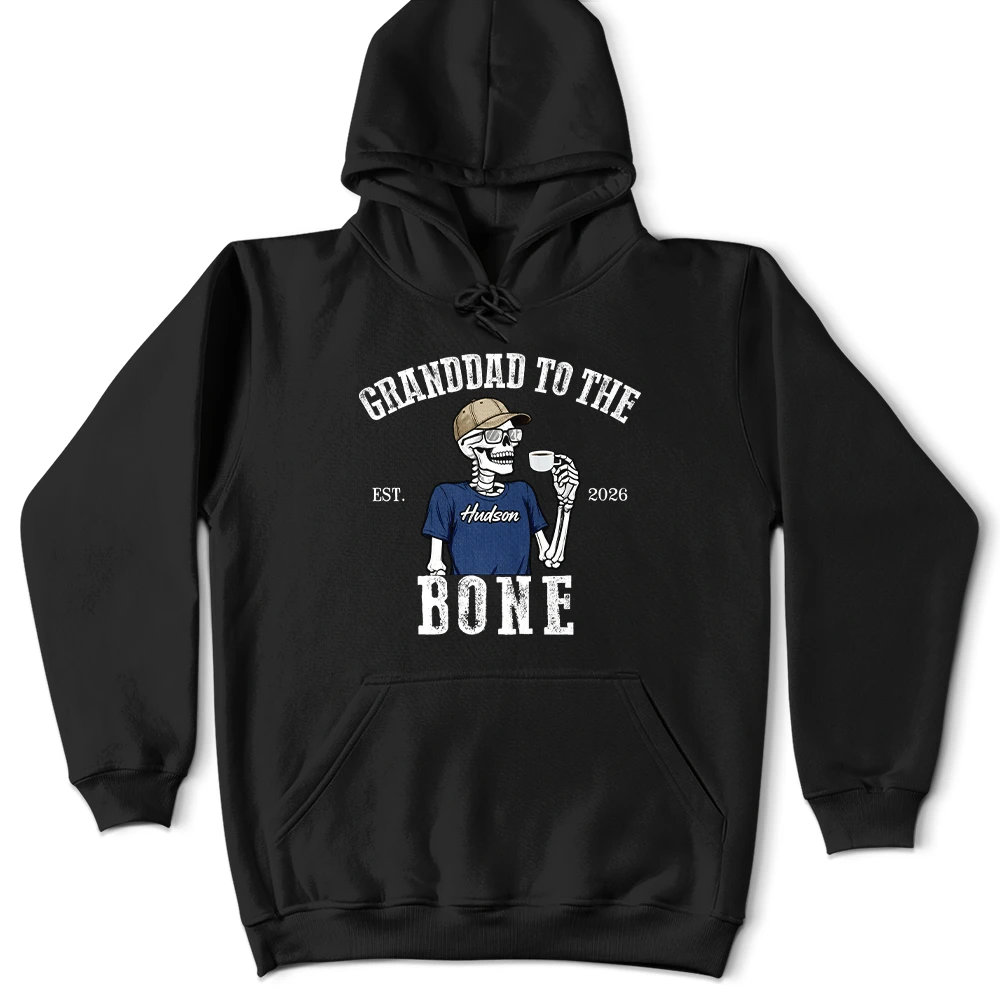 Gift For Yourself,Gift For Men,Gift For Father,Gift For Grandpa,Funny - Dad To The Bone - Personalized T Shirt