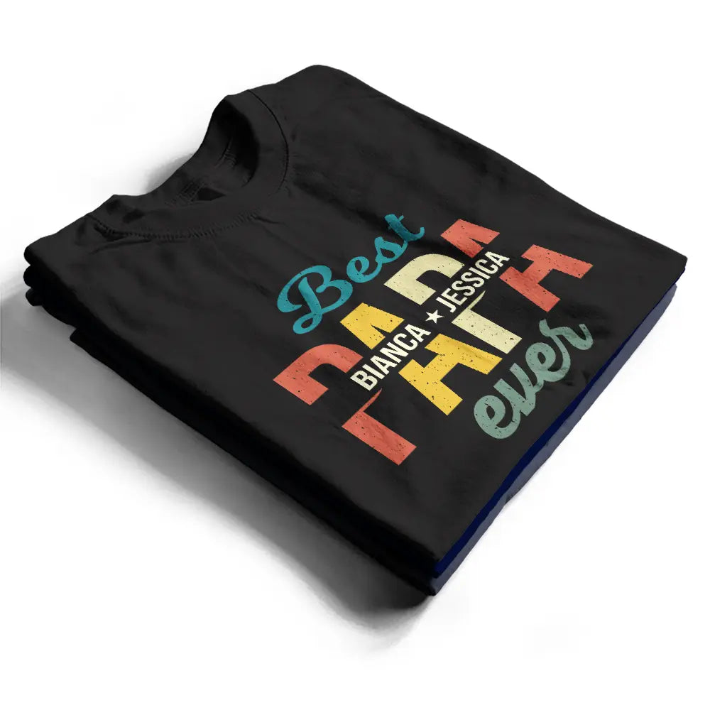 Gift For Husband,Gift For Father,Happy,Gift For Grandpa - Dad We Love You - Personalized T Shirt