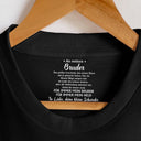 Gift For Sibling,Gift For Sisters,Gift For Brothers,Love,German - Das größte Geschenk - Personalisiertes T Shirt