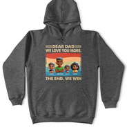 Gift For Father, Gift For Grandpa, Happy - Dear Dad We Love You More - Personalized T Shirt