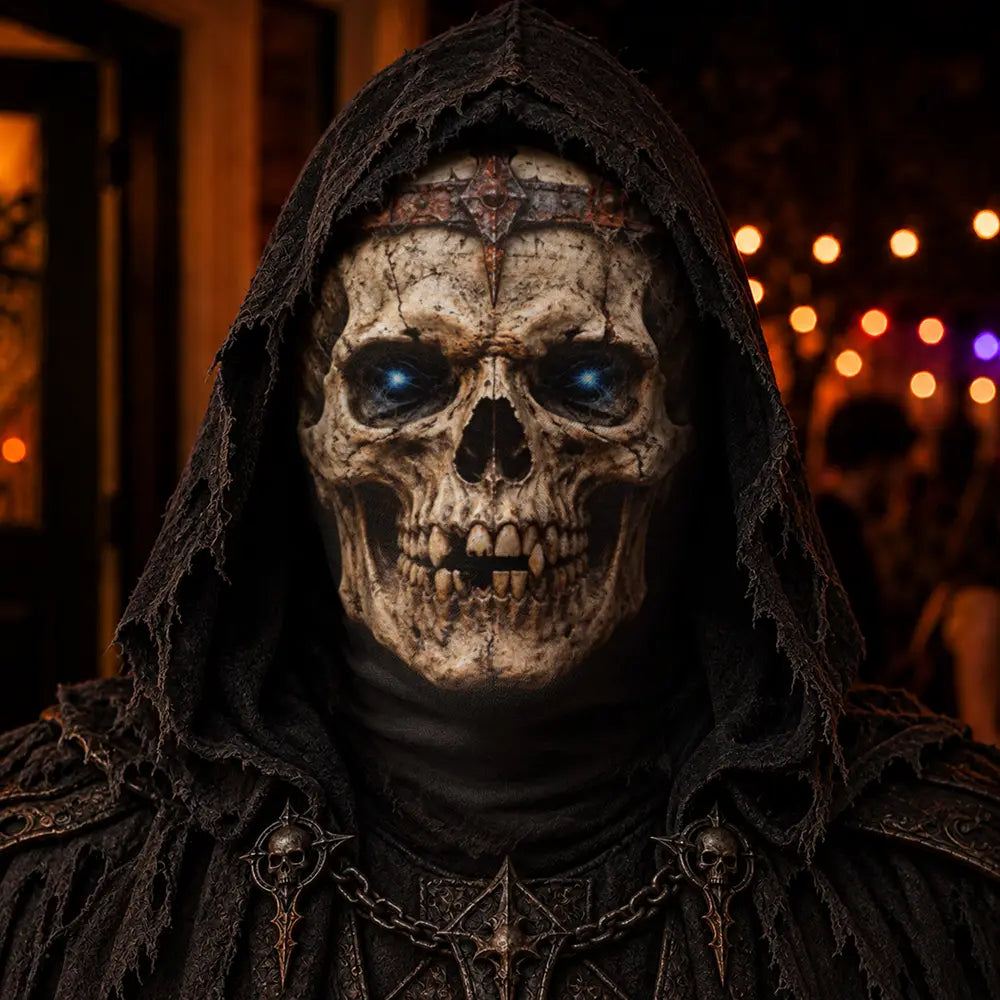 Halloween Party Night Gifts For Person, Family - Personalized Spooky Vibes Trick Or Treat Balaclava Mask