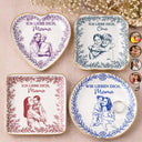 Gift For Mother,Gift For Women,Gift For Grandma,Gift For Wife - Eigenes Foto Als Bleistiftskizze Ich Liebe Dich Mama Oma - Personalisierte Schmuckschale