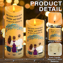 Gift For Yourself,Gift For Women,Gift For Mother,Mom - Daughters (Adult),Mom - Daughters (Young),Mom - Sons,Mom - Children,Gift For Daughter,Gift For Son,Love,German - Die Liebe Zwischen Mutter Und Töchtern Und Söhnen Ist Für Immer - Personalisierte Flammenlose LED-Kerzen