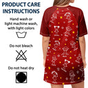 Gift For Yourself,Gift For Women,Gift For Mother,Gift For Grandma,Love,German - Diese Oma Mama Gehört Ihren Enkelkindern - Personalisiertes Damen-Schlafshirt