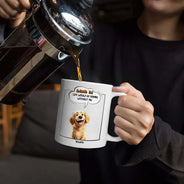 Pet Lovers,Dog Lovers,Dog Mom,Happy - Dog Lovers Still Staring At You - Personalized Mug