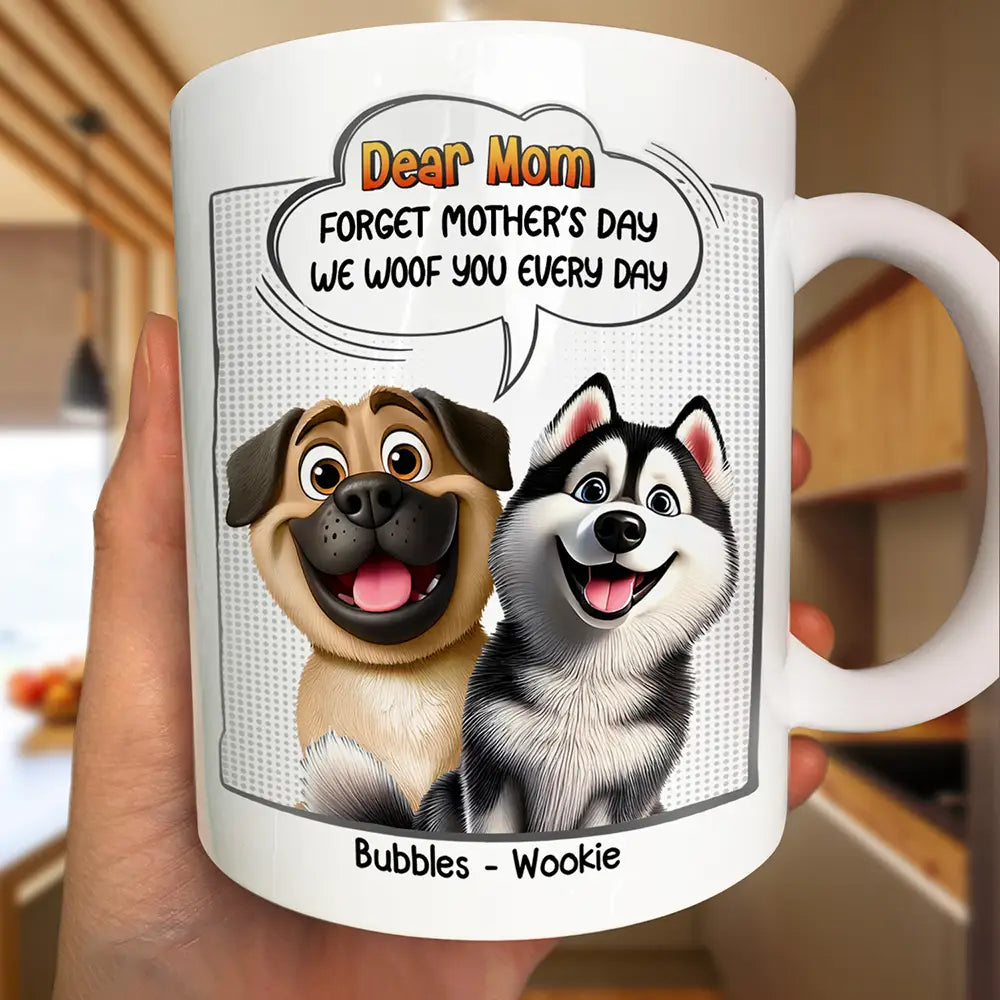 Pet Lovers,Dog Lovers,Dog Mom,Happy - Dog Lovers Still Staring At You - Personalized Mug