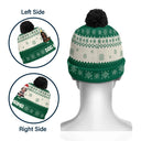 Pet Lovers,Pet Mom,Pet Dad,Dog Lovers,Dog Mom,Dog Dad,Happy,Christmas,Top Market - Dog Mom Dog Dad Christmas - Personalized Bobble Beanie Hat