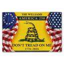 America 250th, Independence Day - Dont Tread On Me America 250th - Personalized Doormat