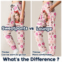 Gift For Yourself,Gift For Women,Happy,Christmas - Donut Mess With Me 3D Effect Turban Woman - Personalized Pajama Pants