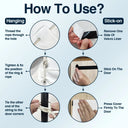 Family,Parents,Gift For Grandparents,Happy,Independence Day - Stars And Stripes Happy USA 250Th Birthday Embroidery Effect - Personalized Door Cover