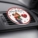 Gift For Couples,Gift For Wife,Gift For Husband,Gift For Boyfriend,Gift For Girlfriend,Love - Drive Safe I Love You Couples - Personalized Acrylic Car Vent Clip