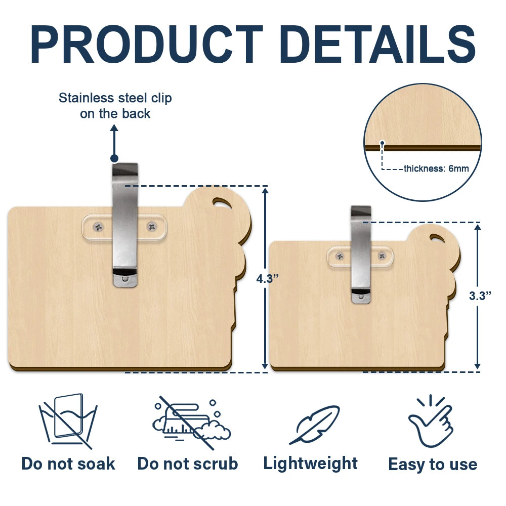 Gift For Yourself,Gift For Women,Gift For Men,Happy - Driver's License 3D Effect - Personalized Custom Shaped Car Visor Clip