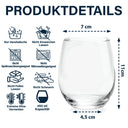 Gift For Bestie,Old Best friends,Best friends' Hobby,Happy,Non-Eng - Niemand Wird Jemals So Viel Spaß Mit Uns Haben Wie Wir Selbst Beste Freundin - Personalisierte Weingläser Ohne Stiel