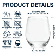 Art Design,Gift For Bestie,Alcohol,Photo - Semi Realistic Portrait,Happy - Custom Photo Semi Realistic Portrait Besties Forever - Personalized Stemless Wine Glass
