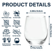 Graduation, Gift For Yourself, Happy, Gift For Women, Gift For Men, Custom Photo - Custom Photo She Believed She Could So She Did - Personalized Stemless Wine Glass