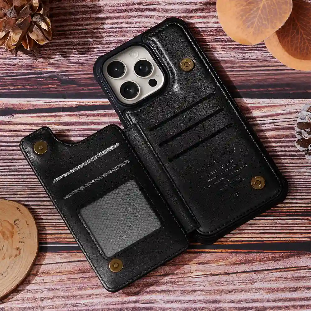 Job Title 3D Effect Nurse - Personalized Leather Flip Wallet Phone Case
