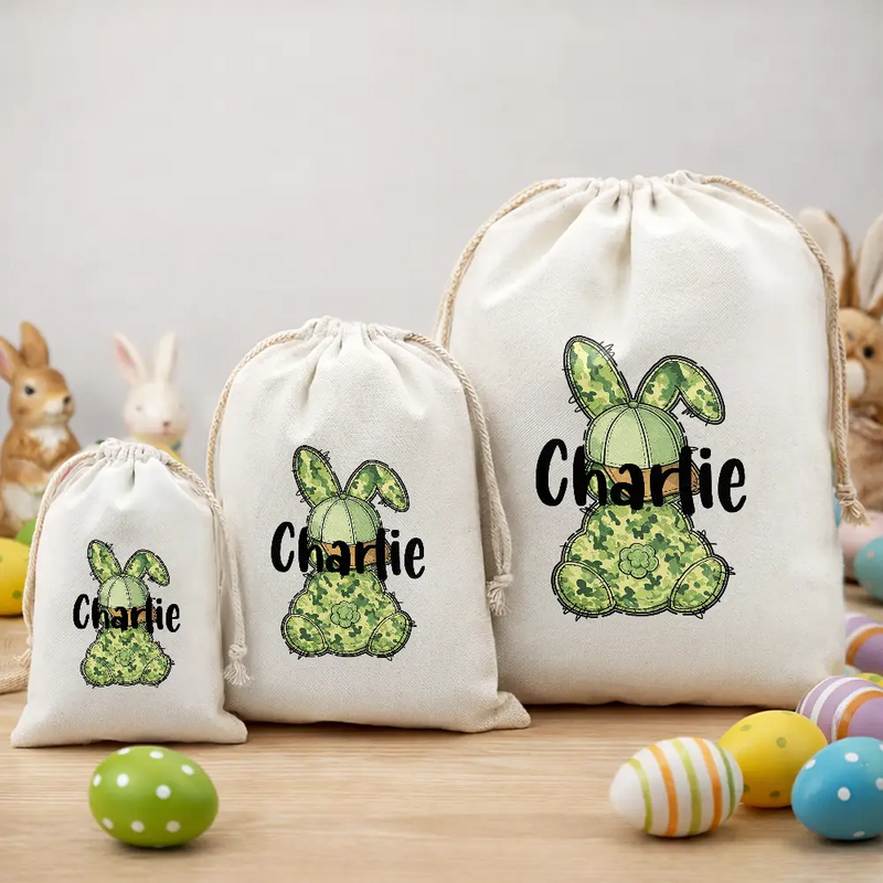 Easter,Happy,Gift For Kids,Parents - Easter Egg Hunt - Personalized Favor Bag