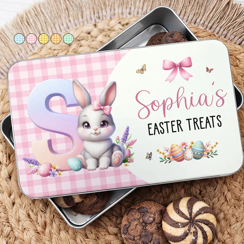 Easter's Treat - Personalized Metal Biscuit Tin