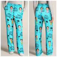 Gift For Mother,Gift For Grandma - Eigenes Foto Beste Mama Oma Der Welt - Personalisierte Pyjamahose