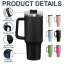 Gift For Grandma,Gift For Mother,Happy - This Mom Grandma Belongs To Heart Icon - Personalized Engraved 40oz Tumbler