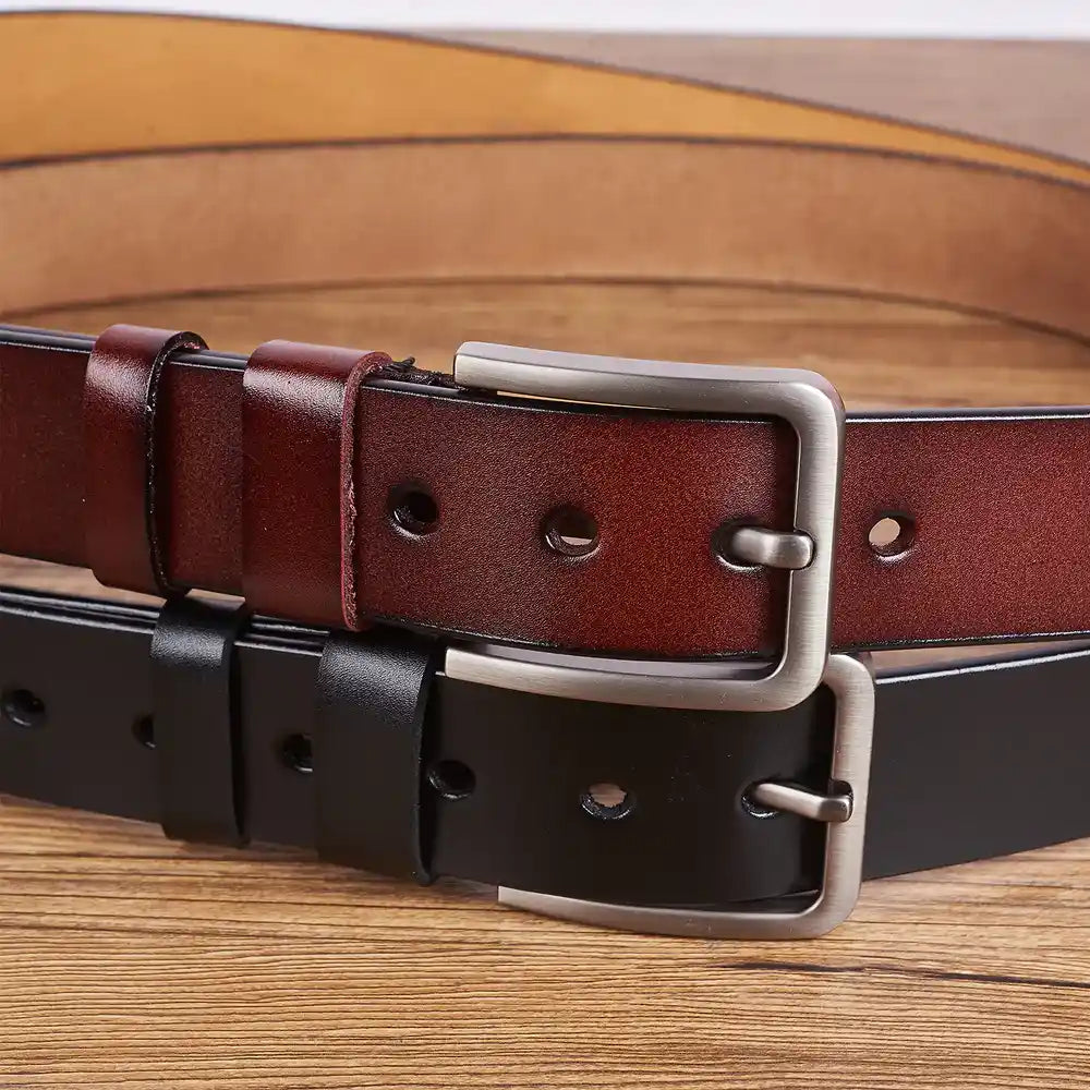 I'm Not A Step Dad I'm The Dad That Stepped Up - Personalized Engraved Leather Belt