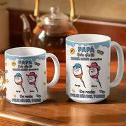 Gift For Husband,Gift For Men,Parents,Gift For Father,Spanish,Top Market,Non-Eng,Icon,Humorous - Este Día No Tendría Sentido - Efecto Puff 3D - Taza Blanca Personalizada Con Impresión De Borde A Borde