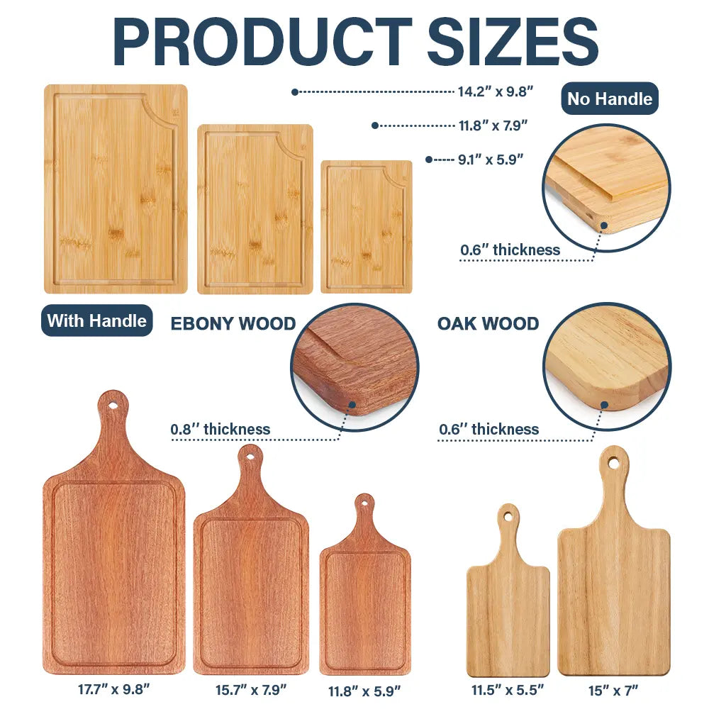 Everything Tastes Better When Grandpa Daddy Grills It - Personalized Wooden Cutting Board