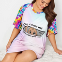 Excuse Me Is It Time Yet Pregnancy Announcement Expecting Mom Maternity - Personalized Women's Sleep Tee