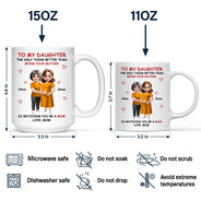 Gift For Daughter, Mom - Daughters (Adult), New baby, New Mom, Happy - Expecting Parents The Only Better Thing Than - Personalized Mug 