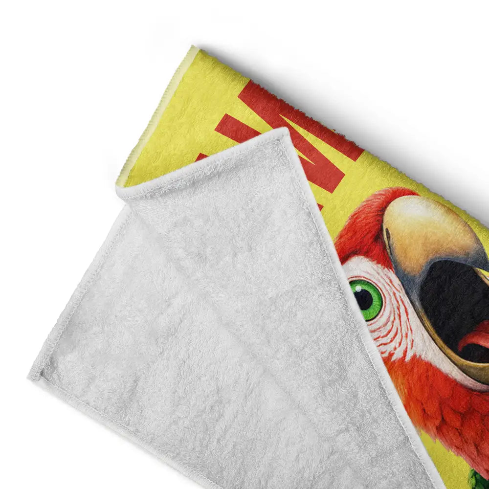 Gift For Women,Gift For Men,Gift For Yourself,Funny,Icon - F-Caw-F I F*king Hate People - Personalized Beach Towel