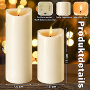 Gift For Bestie,Gift For Sibling,Gift For Sisters,Happy,Non-Eng - Die Verbindung Zwischen Uns Wird Immer Stark Sein - Personalisierte Flammenlose LED-Kerzen
