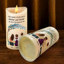 Gift For Yourself,Gift For Women,Gift For Mother,Mom - Daughters (Adult),Mom - Daughters (Young),Mom - Sons,Mom - Children,Gift For Daughter,Gift For Son,Love,German - Die Liebe Zwischen Mutter Und Töchtern Und Söhnen Ist Für Immer - Personalisierte Flammenlose LED-Kerzen