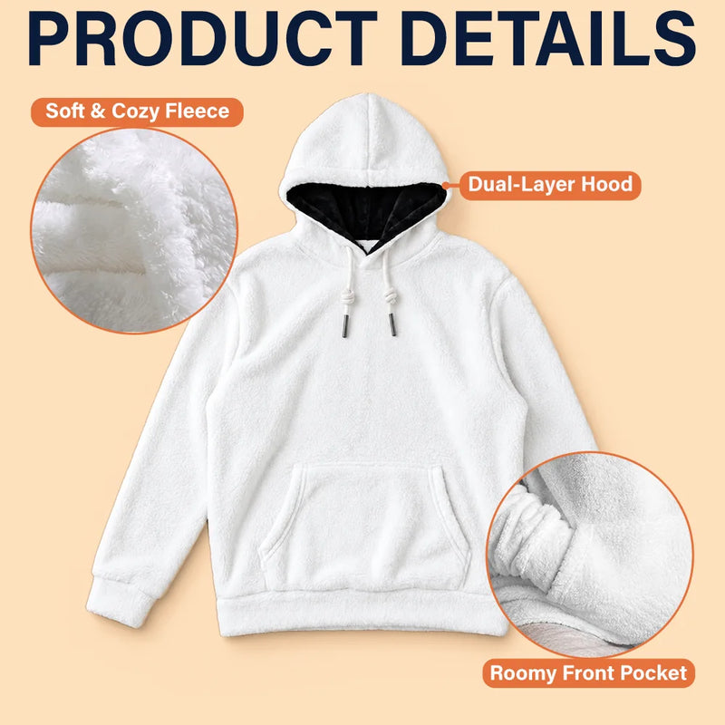 Adorable,Gift For Kids,Custom Text - 3D Effect Dripping Ice Cream Cute Outfit For Kids - Personalized Fleece Hoodie