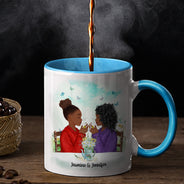 Always Be My Best-Tea - Gift For Bestie - Personalized Custom Accent Mug