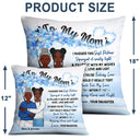 Mother Daughter I Hug This Soft Pillow - Gift For Mom - Personalized Custom Pillow