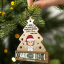 Financial Burden - Christmas Gift For Son Daughter - Personalized Wooden Cutout Ornament, Money Holder Ornament