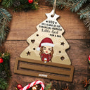 Financial Burden - Christmas Gift For Son Daughter - Personalized Wooden Cutout Ornament, Money Holder Ornament