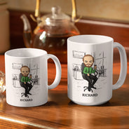 Colleagues Show Supervisor - Funny Gift For Colleagues, Gift For Yourself - Personalized White Edge-to-Edge Mug