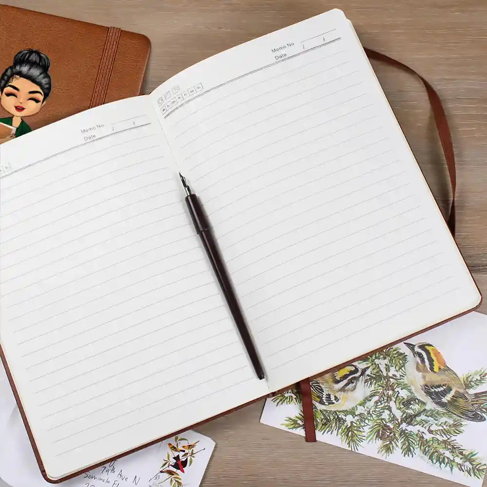 Teacher Name - Personalized Leather Journal