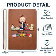 Teacher Name - Personalized Leather Journal