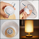Always Under The Same Sky Long Distance Relationship - Personalized Fabric Lamp