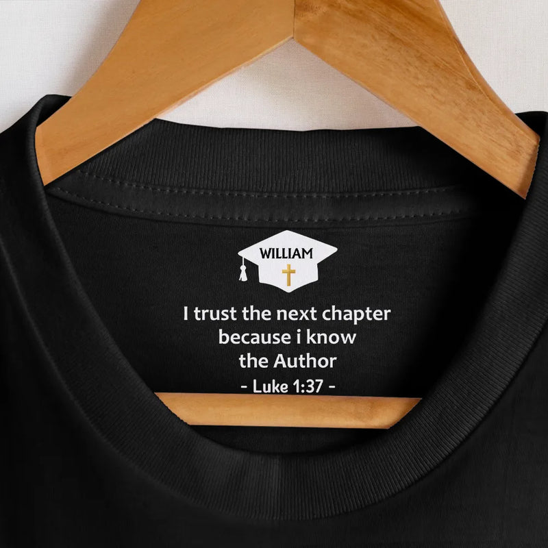 Graduation,Happy,Gift For Kids,Gift For Daughter,Gift For Son,Gift For Sibling,Gift For Sisters,Gift For Brothers,Gift For Bestie,Christian - Faith Over Fear Bible Verse - Personalized T Shirt