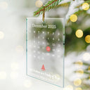 Gift For Couples,Gift For Husband,Gift For Wife,Gift For Boyfriend,Gift For Girlfriend,Family,Love,Gift For Mother,Gift For Father,New Dad,New baby,New Mom,Anniversary - First Anniversary Our Love Keepsake - Personalized Custom Shaped Acrylic Ornament