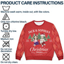 Gift For Couples,Gift For Husband,Gift For Wife,Gift For Boyfriend,Gift For Girlfriend,Gift For Yourself,Gift For Women,Gift For Men,Gift For Mother,Gift For Father,Gift For Grandpa,Gift For Grandma,Family,Pet Lovers,Cat Lovers,Dog Mom,Dog Dad,Dog Couple,Cat Mom,Cat Dad,Cat Couple,Dog Lovers,Pet Mom,Pet Dad,Pet Couple,Happy,Christmas - Family Christmas Tree Farm Fresh - Personalized Unisex Ugly Sweater