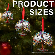 Family, Christmas, Love - Family Unbreakable Bond Tree Of Life - Personalized Metal Ornament