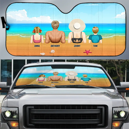 Family Vacation - Personalized Auto Sunshade