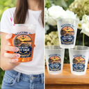 Family,Summer,Outdoor Decor,Lake,Custom Text,Happy - Family Welcome To Our Lake House Relax Unwind Enjoy - Personalized Frosted Cups