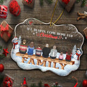 Family Where Begins And Love Never Ends - Memorial Gift - Christmas Gift - Personalized Custom Medallion Acrylic Ornament