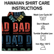 Gift For Father,Summer,Happy - Father Dad The Man The Myth The Legend - Personalized Hawaiian Shirt